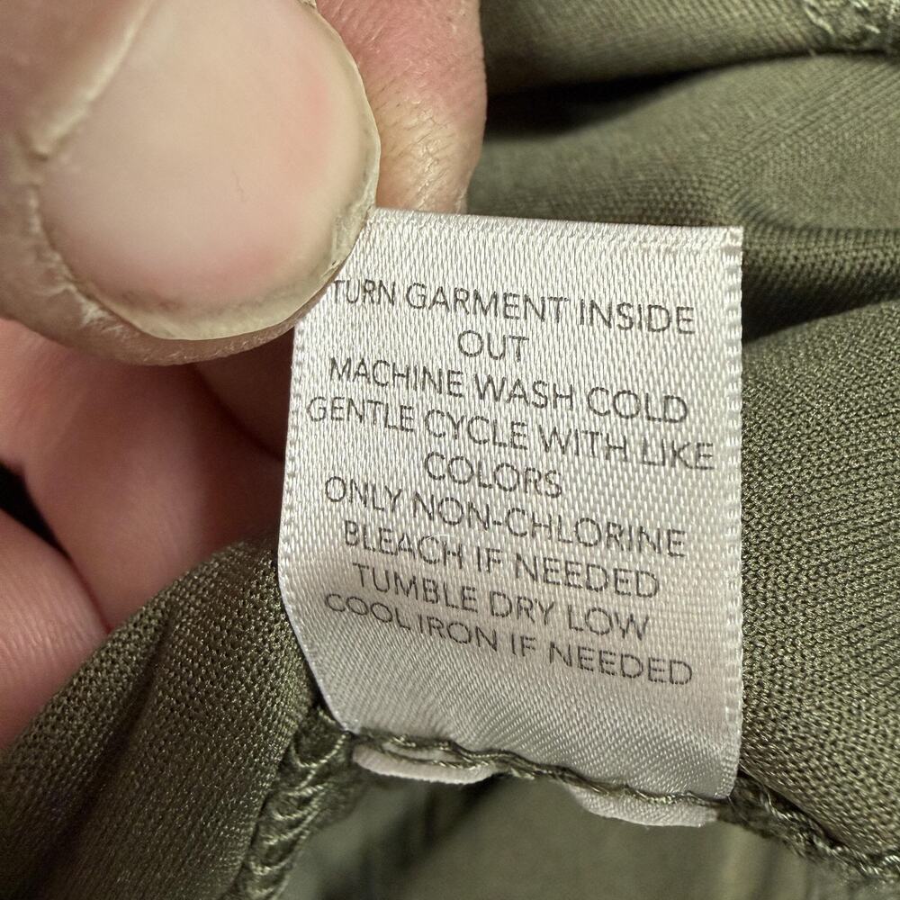 CJ Banks Skirt Women 24W Plus Green Lagenlook Gorpcore Y2K Utility Safari Twill - Picture 14 of 16
